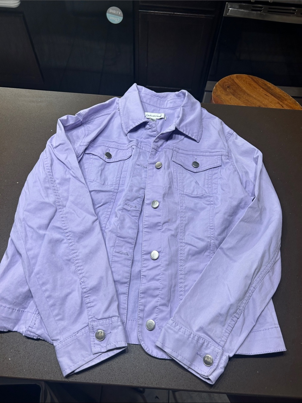 Lavender Denim Jacket